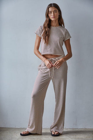 Lounge Striped Pants - 