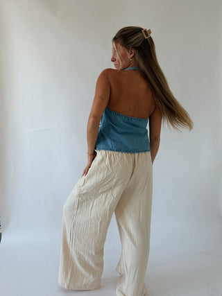 Lyla Saltwashed Halter Top -
