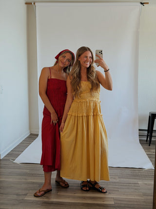 Maxi Tangerine Dress - 