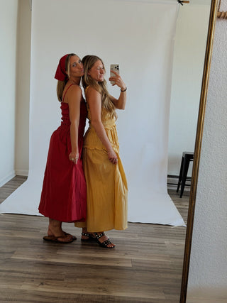 Maxi Tangerine Dress - 