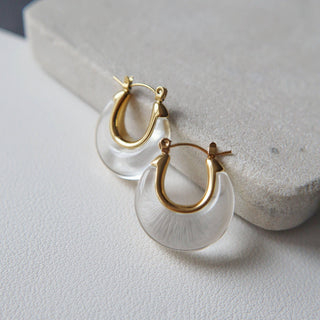 Millie Acrylic Hoops - 