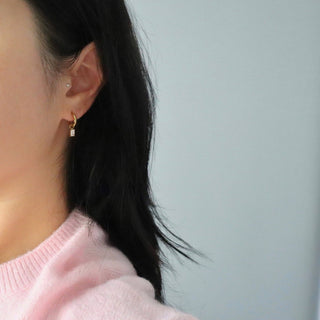 Mini Baguette Drop Huggies - 