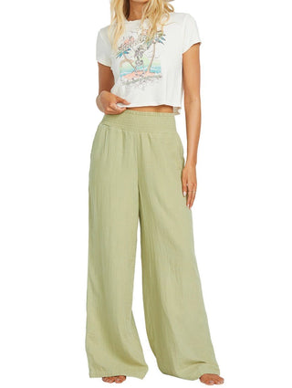 New Waves Gauze Pant - Avocado -