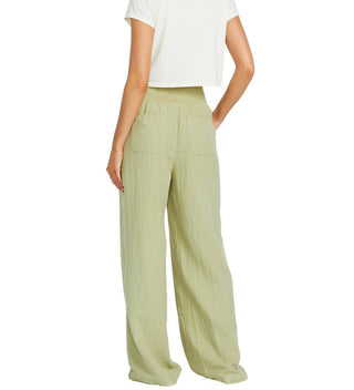 New Waves Gauze Pant - Avocado -