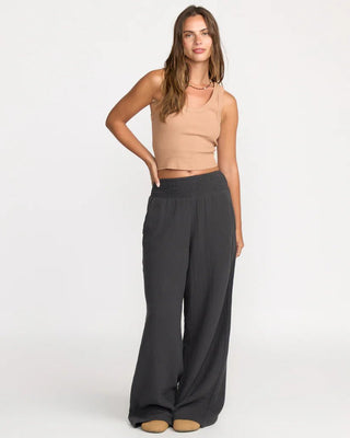 New Waves Gauze Pant - Black -