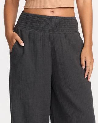 New Waves Gauze Pant - Black -
