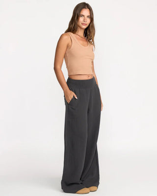 New Waves Gauze Pant - Black -
