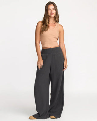 New Waves Gauze Pant - Black -