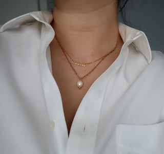 Pearl Drop Necklace - 