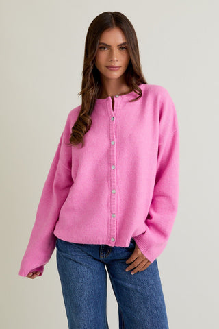 Pink Cardigan - 