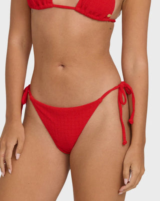 Rising Tides Remi Triangle Bikini Top - Red - 
