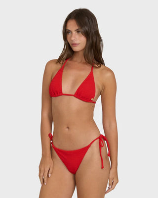 Rising Tides Remi Triangle Bikini Top - Red - 