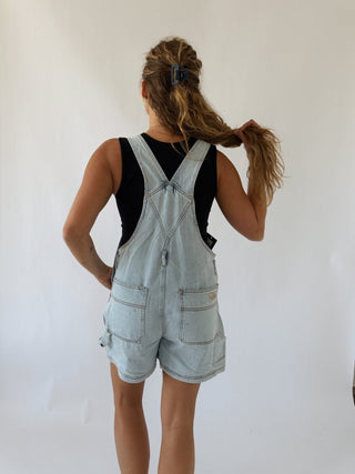 Short Overalls - Light Wash - 