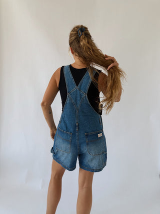 Short Overalls - Medium Wash - 