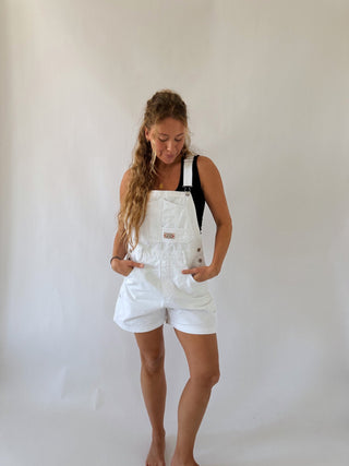 Short Overalls - White - 