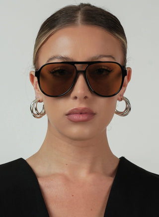 Stevie Sunglasses - Black/Olive - 
