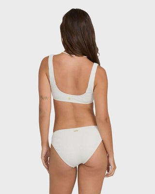 Summer Hi Lowrider Bikini Bottom - Salt Crystal - 
