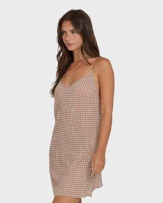Summer Love Mini Dress - Checkered - 