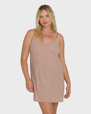 Summer Love Mini Dress - Checkered - 