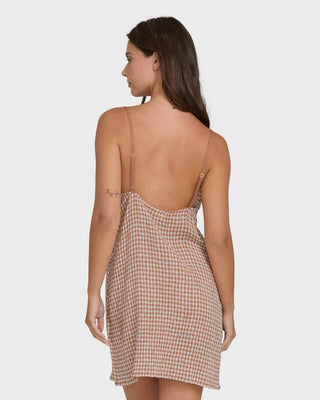 Summer Love Mini Dress - Checkered - 