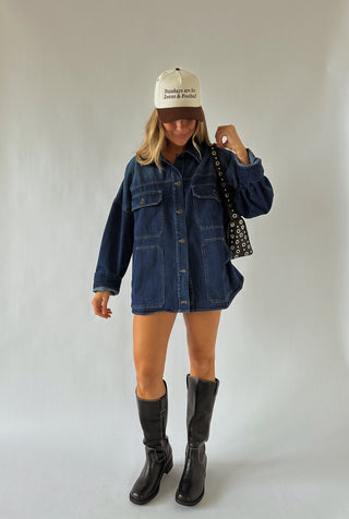 Sundays are for Jesus and football hat: Brown brim - 