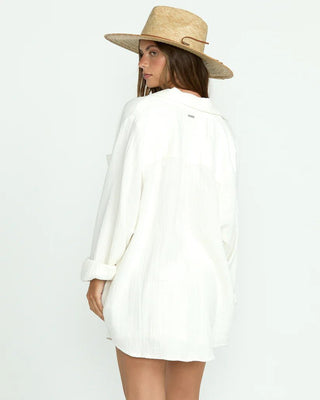 Sweet Swell Long Sleeve Shirt - White - 