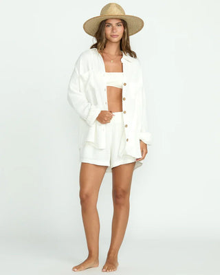 Sweet Swell Long Sleeve Shirt - White - 