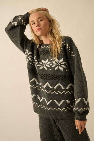 The Alpine Sweater - Charcoal - 