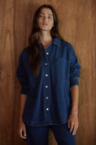 The Denim Highway Button Up -