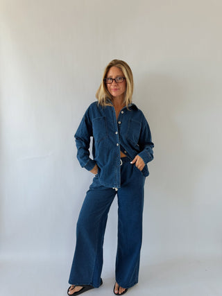 The Denim Highway Button Up -