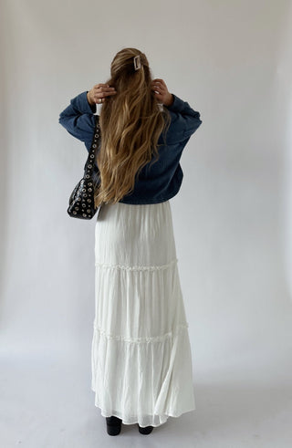 The Denim Sweat Button Up - 