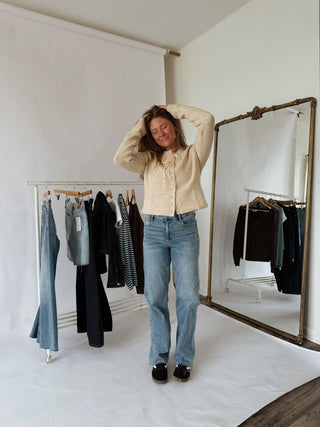 The Ella High Rise Straight Leg Jeans - 