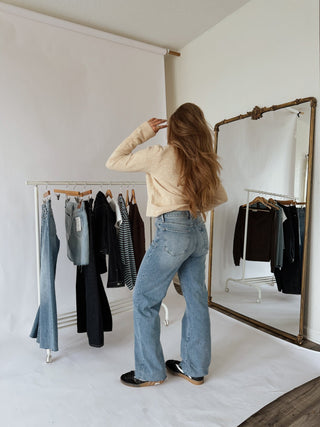 The Ella High Rise Straight Leg Jeans - 