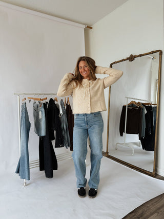 The Ella High Rise Straight Leg Jeans - 