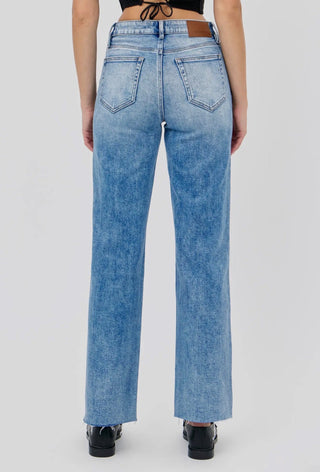 The Ella High Rise Straight Leg Jeans - 
