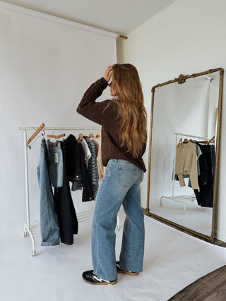 The Ella Low Rise Straight Leg Jeans - 