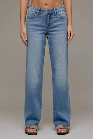 The Ella Low Rise Straight Leg Jeans - 