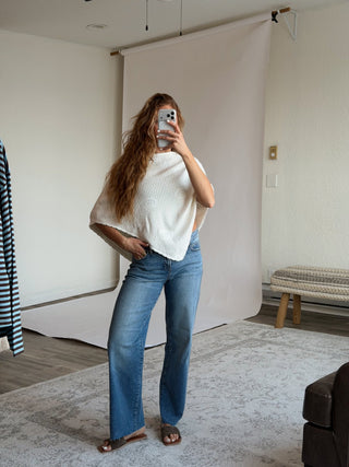 The Estella Knit Poncho - 