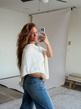 The Estella Knit Poncho - 