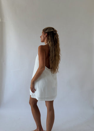 The Gala Halter Mini - White -