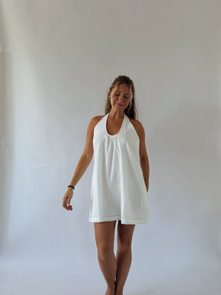The Gala Halter Mini - White -