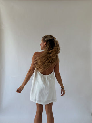 The Gala Halter Mini - White -
