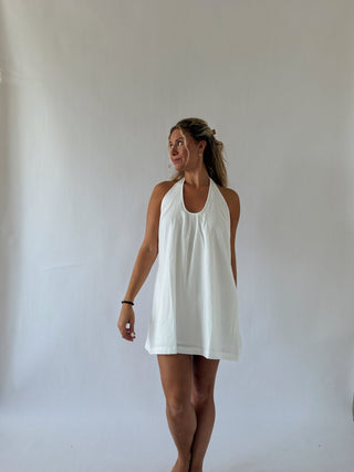 The Gala Halter Mini - White -