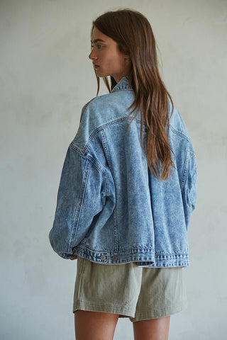 The Harlow Denim Jacket - Blue - 