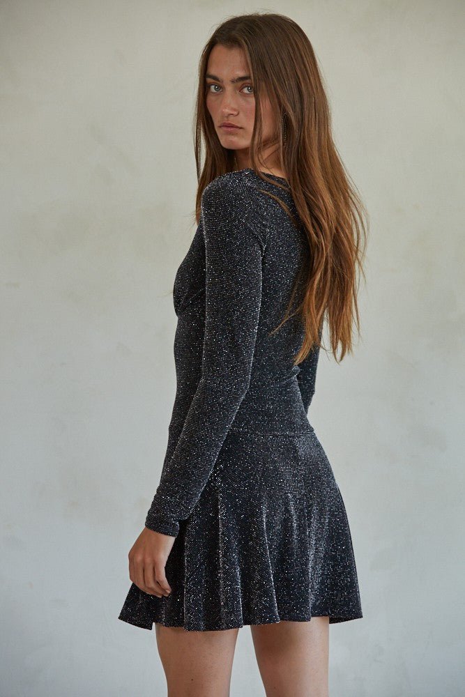 The Holiday Shimmer Mini Dress The Holiday Shimmer Mini Dress