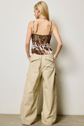 The Jacky Cargo Pants - Tan -