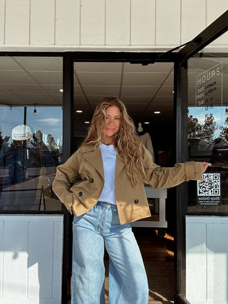 The Jen Short Trench Coat - 