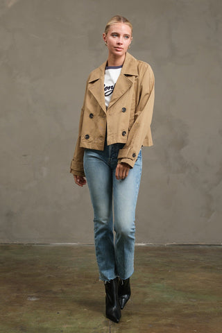 The Jen Short Trench Coat - 