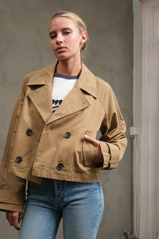 The Jen Short Trench Coat - 
