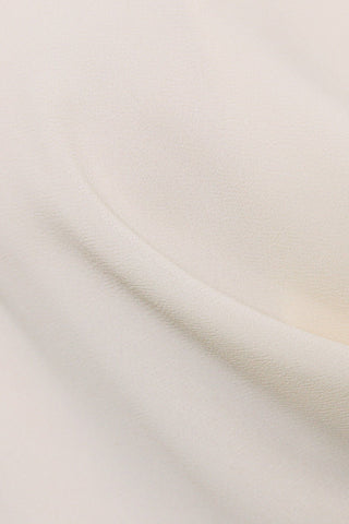The Jenna Cowl Neck Top - White -